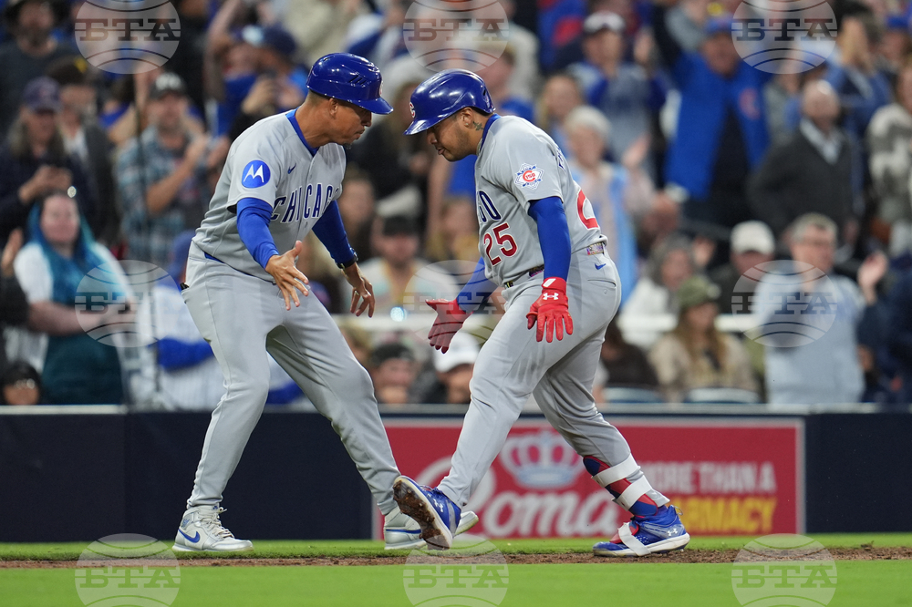 Cubs Padres Baseball