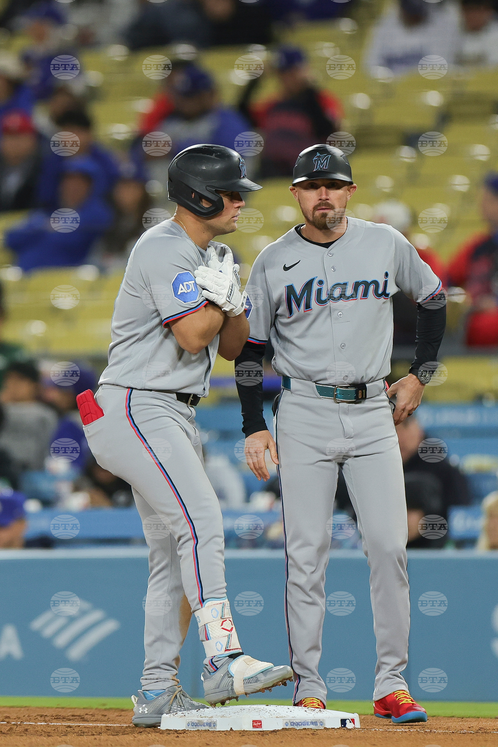Marlins Dodgers Baseball