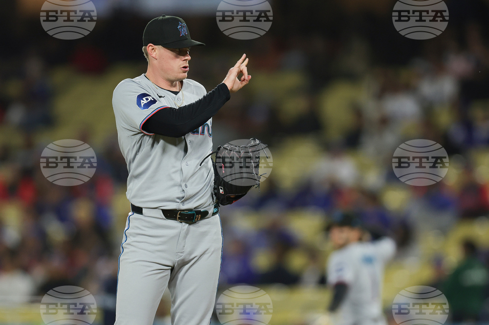 Marlins Dodgers Baseball