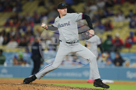 Marlins Dodgers Baseball