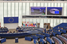 Франция - Страсбург - Европейски парламент - сесия - дьлгосрочен бюджет - дебати