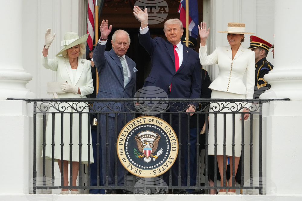 APTOPIX US Britain Royal Visit Trump