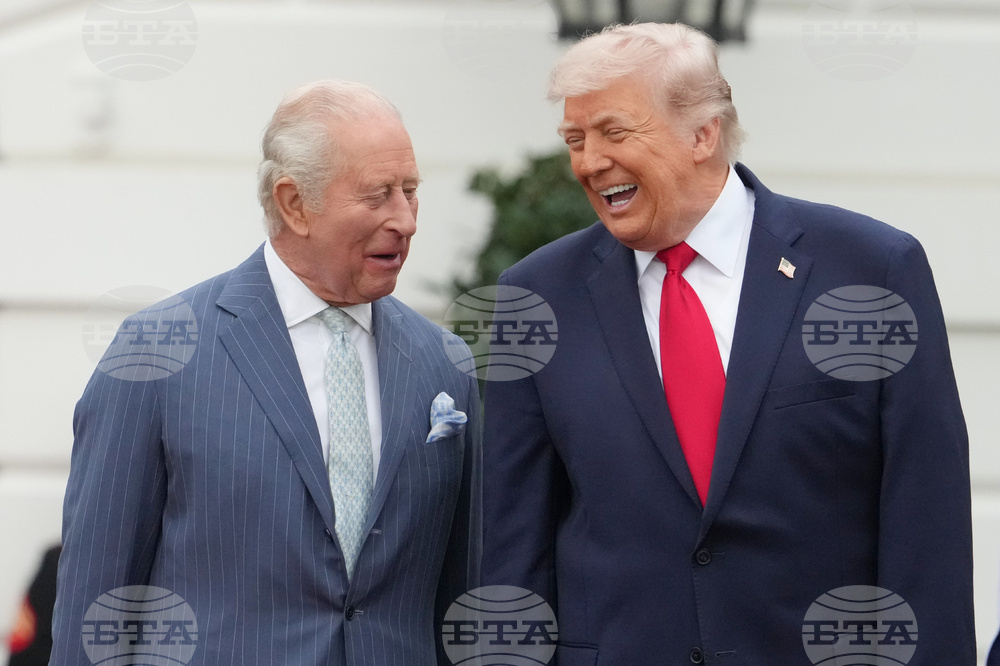 APTOPIX US Britain Royal Visit Trump