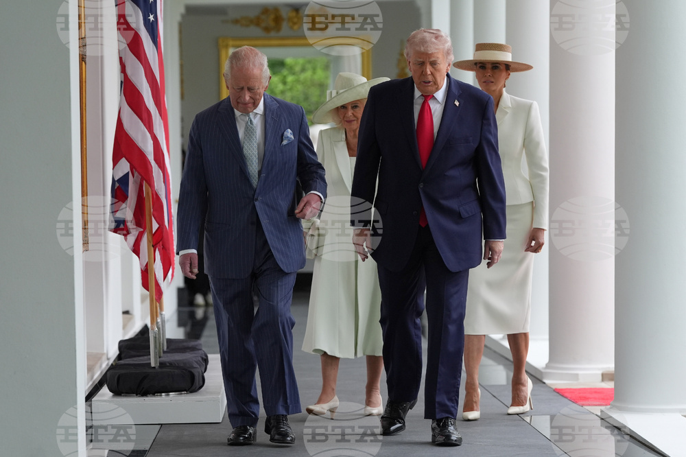 APTOPIX US Britain Royal Visit Trump