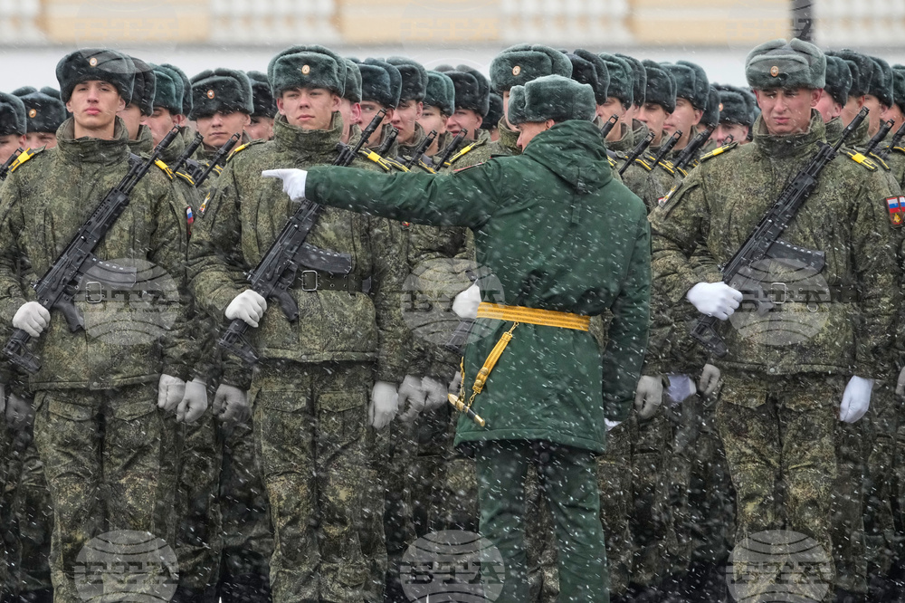 Russia Victory Day Parade Rehearsal