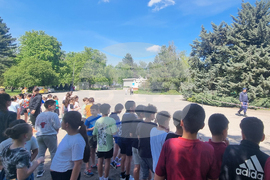 Търговище - пролетен лекоатлетически крос - надпревара за ученици