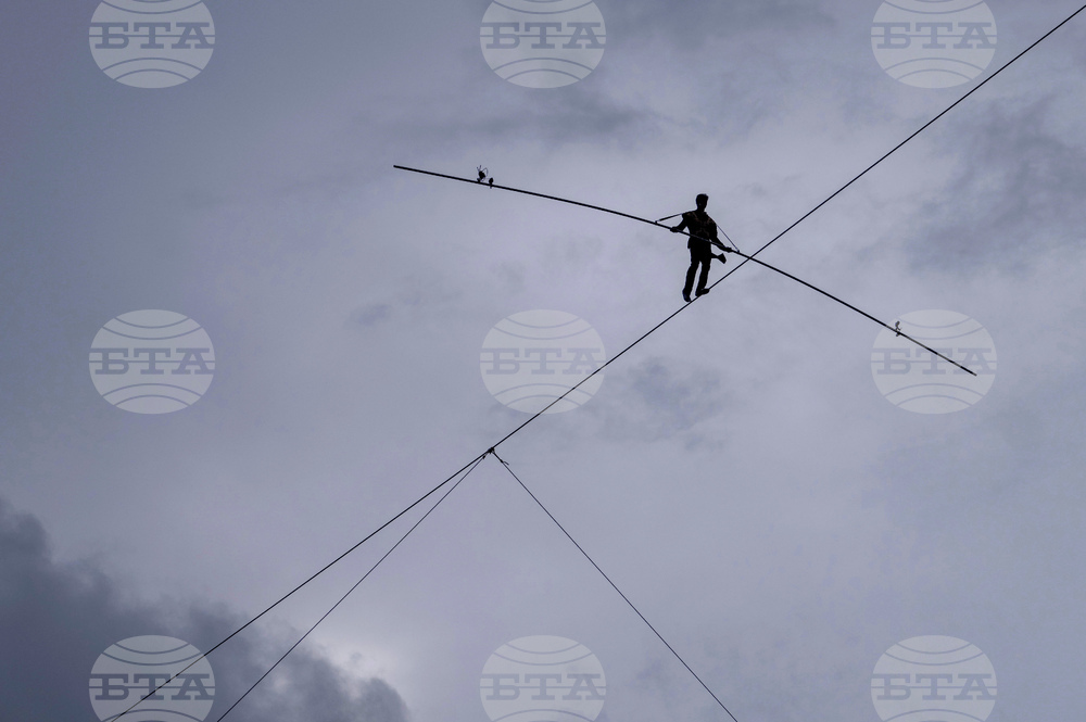 Hungary Tightrope Walking
