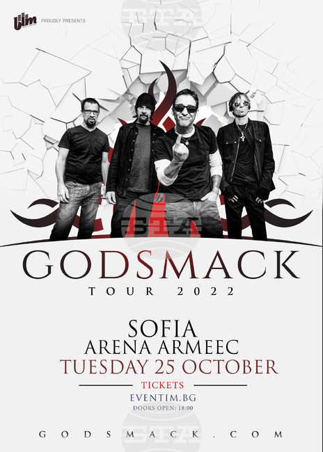 Godsmack се връщат в София на 25 октомври 2022 г.
