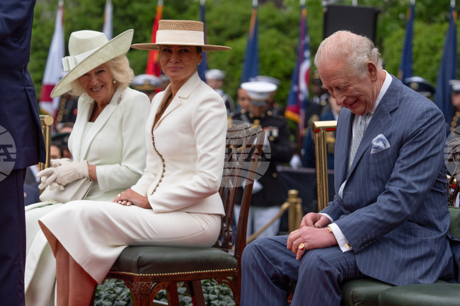 APTOPIX Trump US Britain Royal Visit