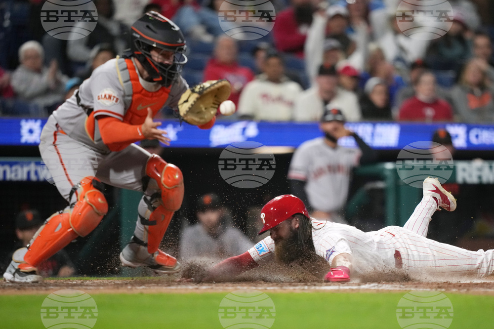 Giants Phillies Baseball
