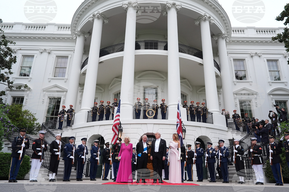 APTOPIX US Britain Royal Visit Trump