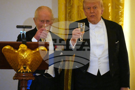 US Britain Royal Visit Trump