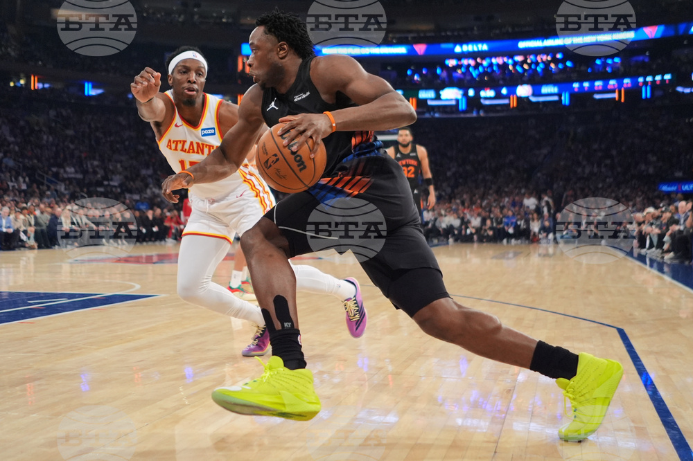 Hawks Knicks Basketball