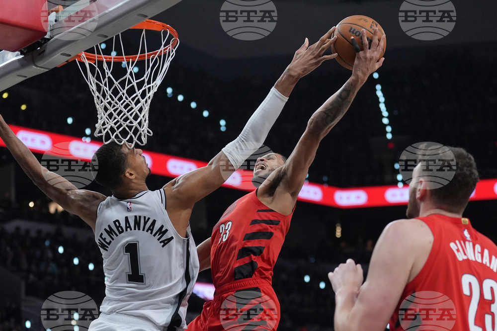 Trail Blazers Spurs Basketball