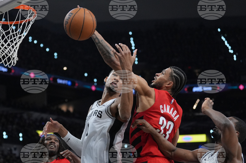 Trail Blazers Spurs Basketball