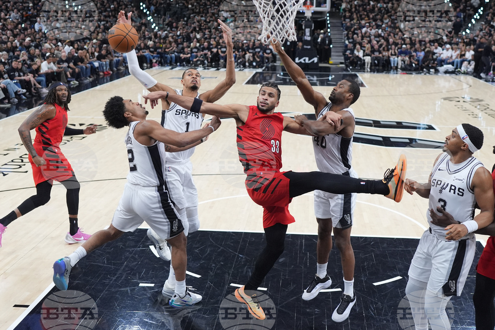 Trail Blazers Spurs Basketball