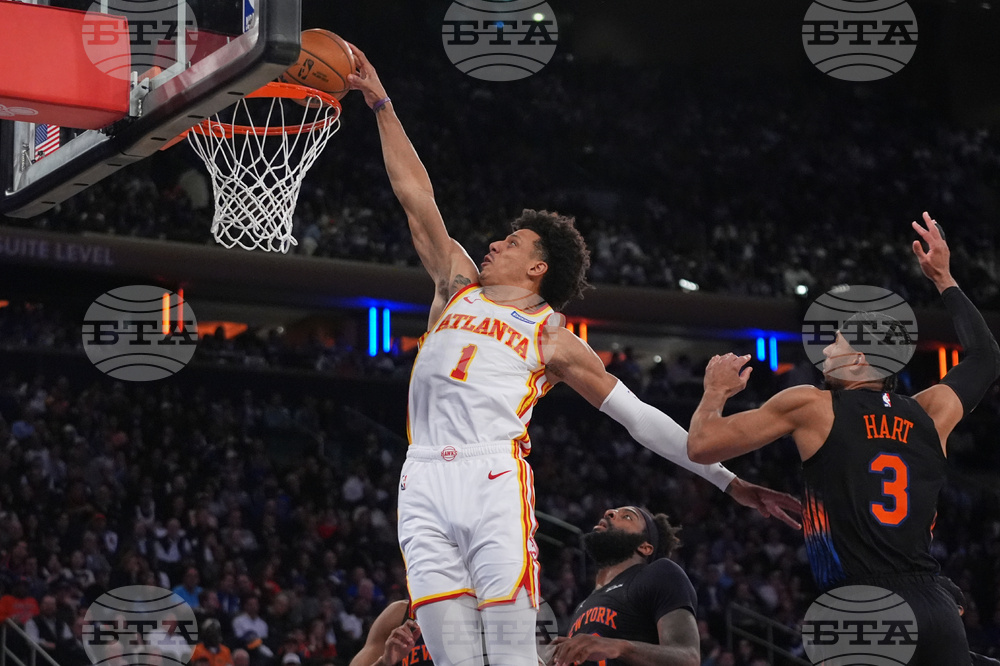 Hawks Knicks Basketball