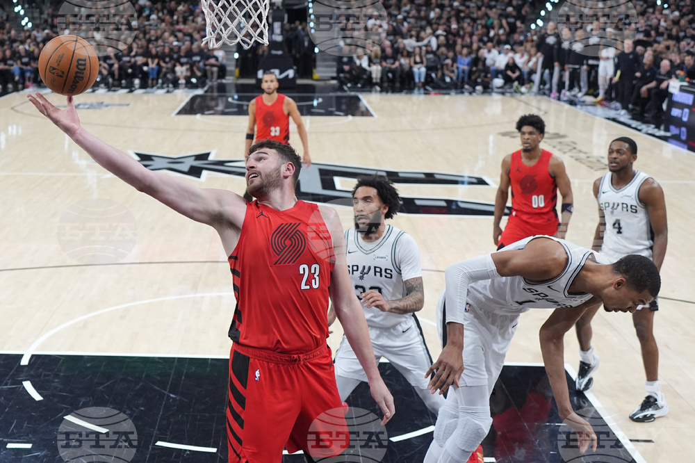 Trail Blazers Spurs Basketball