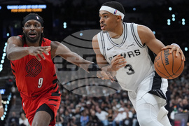 Trail Blazers Spurs Basketball