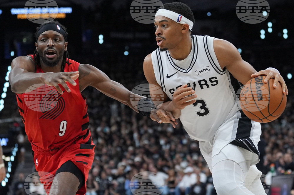 Trail Blazers Spurs Basketball