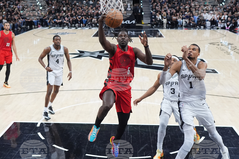 Trail Blazers Spurs Basketball