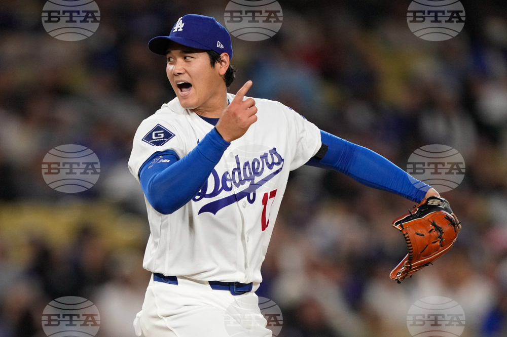 APTOPIX Marlins Dodgers Baseball