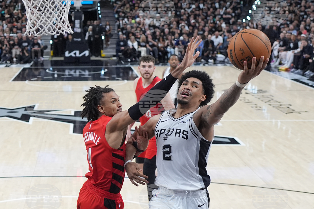 Trail Blazers Spurs Basketball