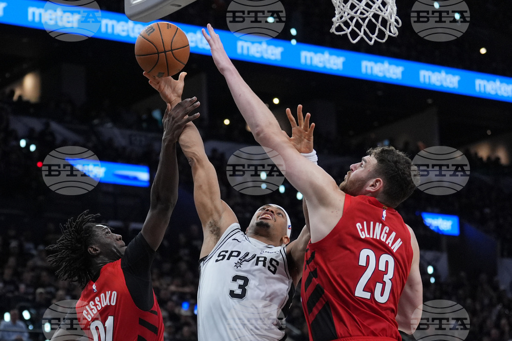 Trail Blazers Spurs Basketball