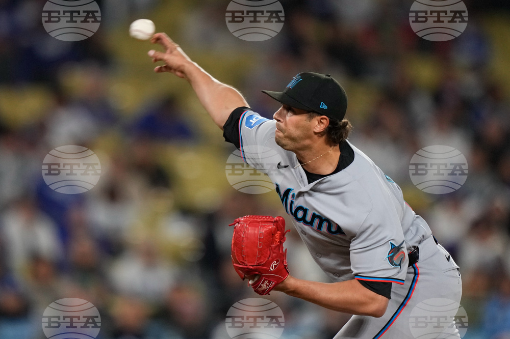 Marlins Dodgers Baseball