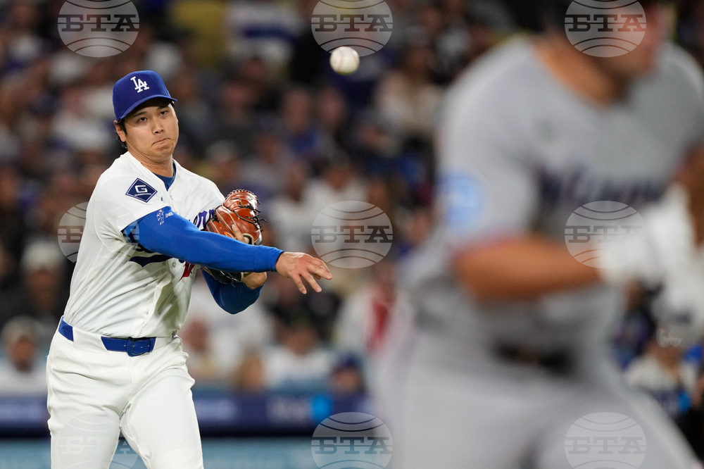 Marlins Dodgers Baseball