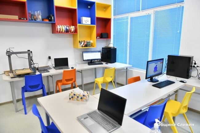 Община Сливен: Тържествено откриване на новоизградения STEM център в Сливен