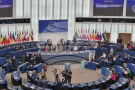 Франция - Страсбург - Европейски парламент - криза в Близкия изток - дебати