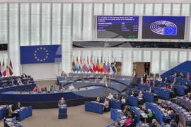 Франция - Страсбург - Европейски парламент - криза в Близкия изток - дебати