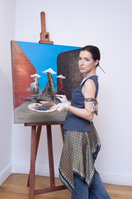 Teodora Nikolova's Exhibition "Infinity" Blends Painting, Sculpture and Installation