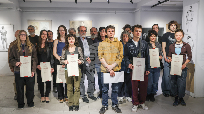 В Националната художествена академия бяха раздадени наградите на студентите, отличени в общоакадемичния конкурс „Рисунка“ 2026