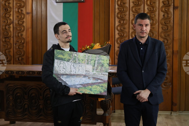 Сопот - Иван Димов - тържествено посрещане