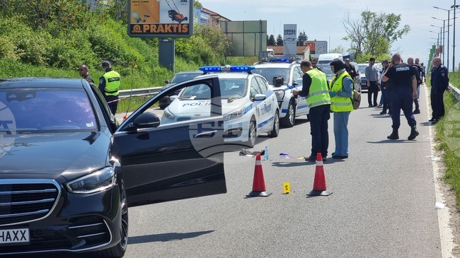 Мъж простреля в крака опонент при спор на пътя Хасково - Димитровград, съобщиха от полицията