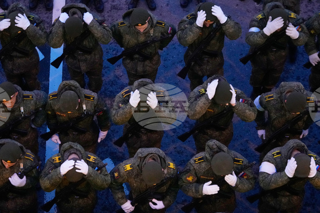 Russia Victory Day Parade Rehearsal