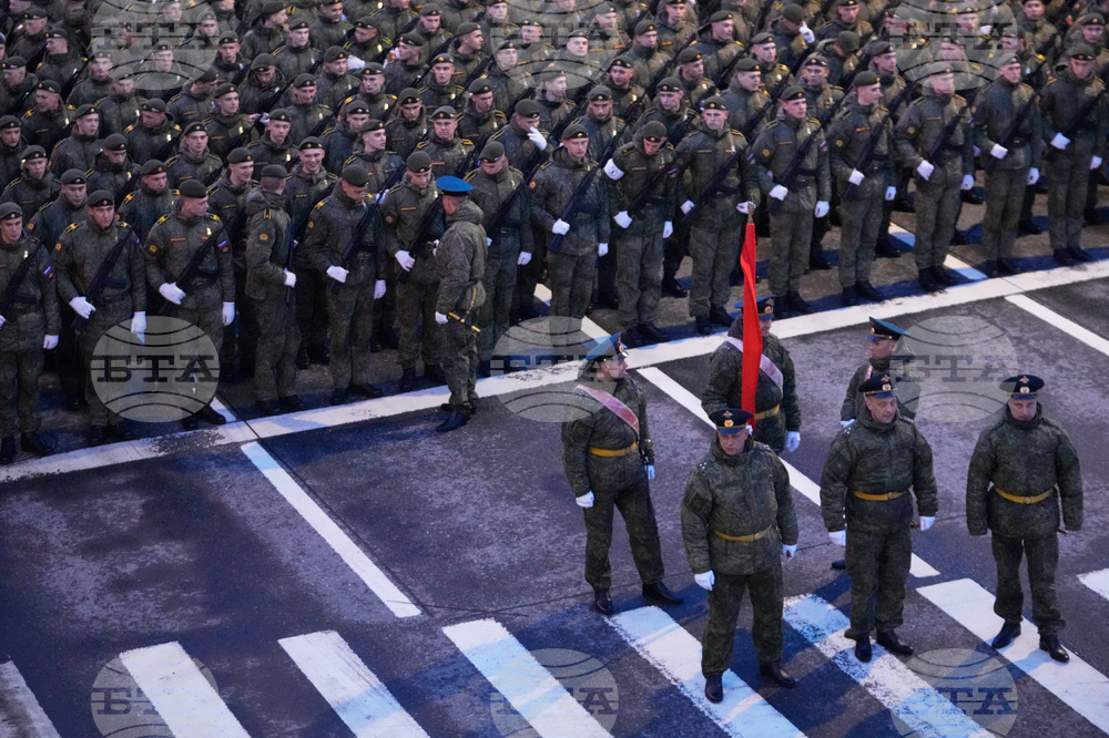 Russia Victory Day Parade Rehearsal