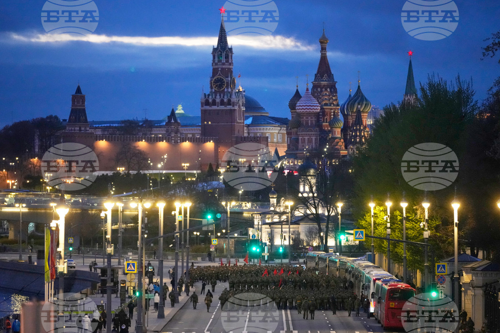 Russia Victory Day Parade Rehearsal