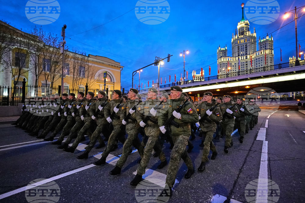 Russia Victory Day Parade Rehearsal
