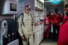 CORRECTION Kenya Marathon Record Breaker