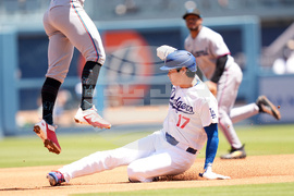 Marlins Dodgers Baseball