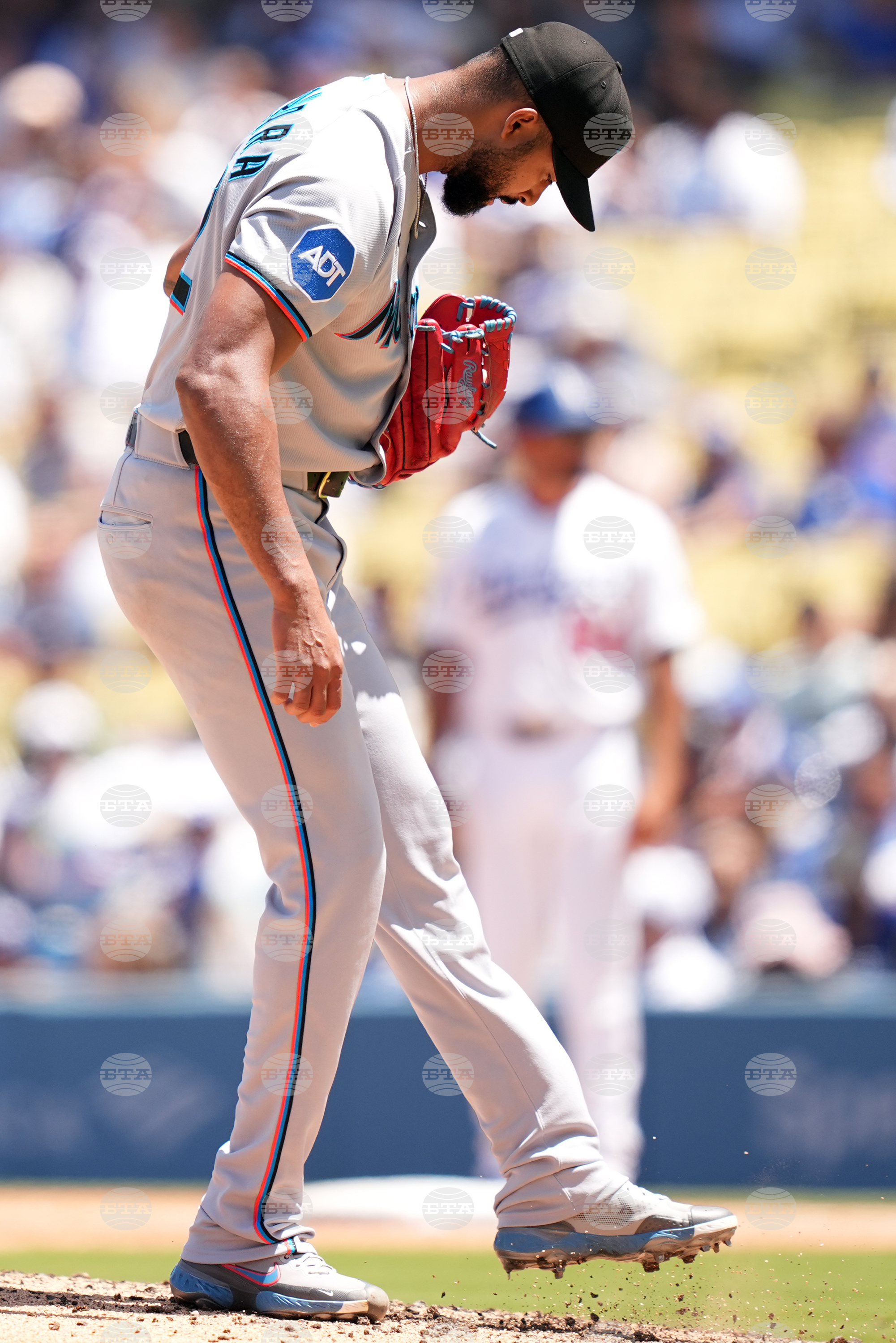 Marlins Dodgers Baseball