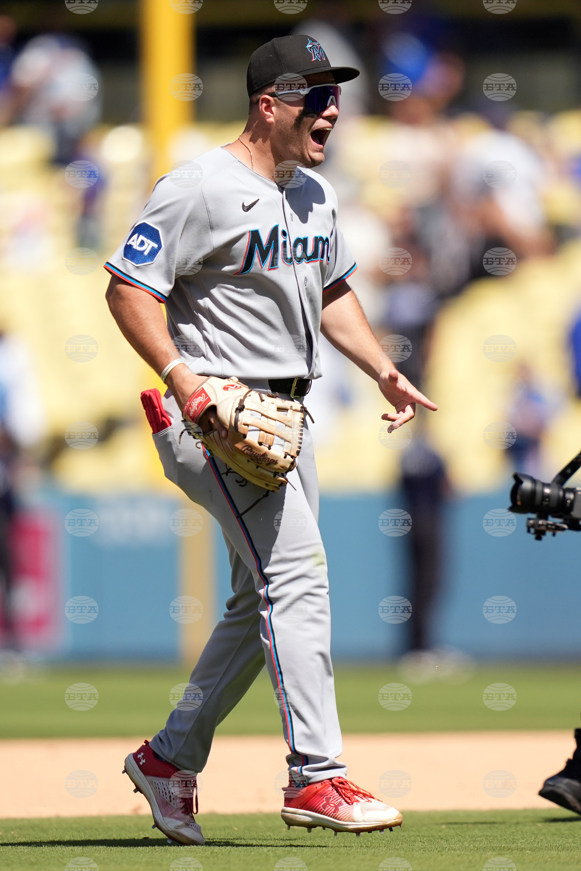 Marlins Dodgers Baseball