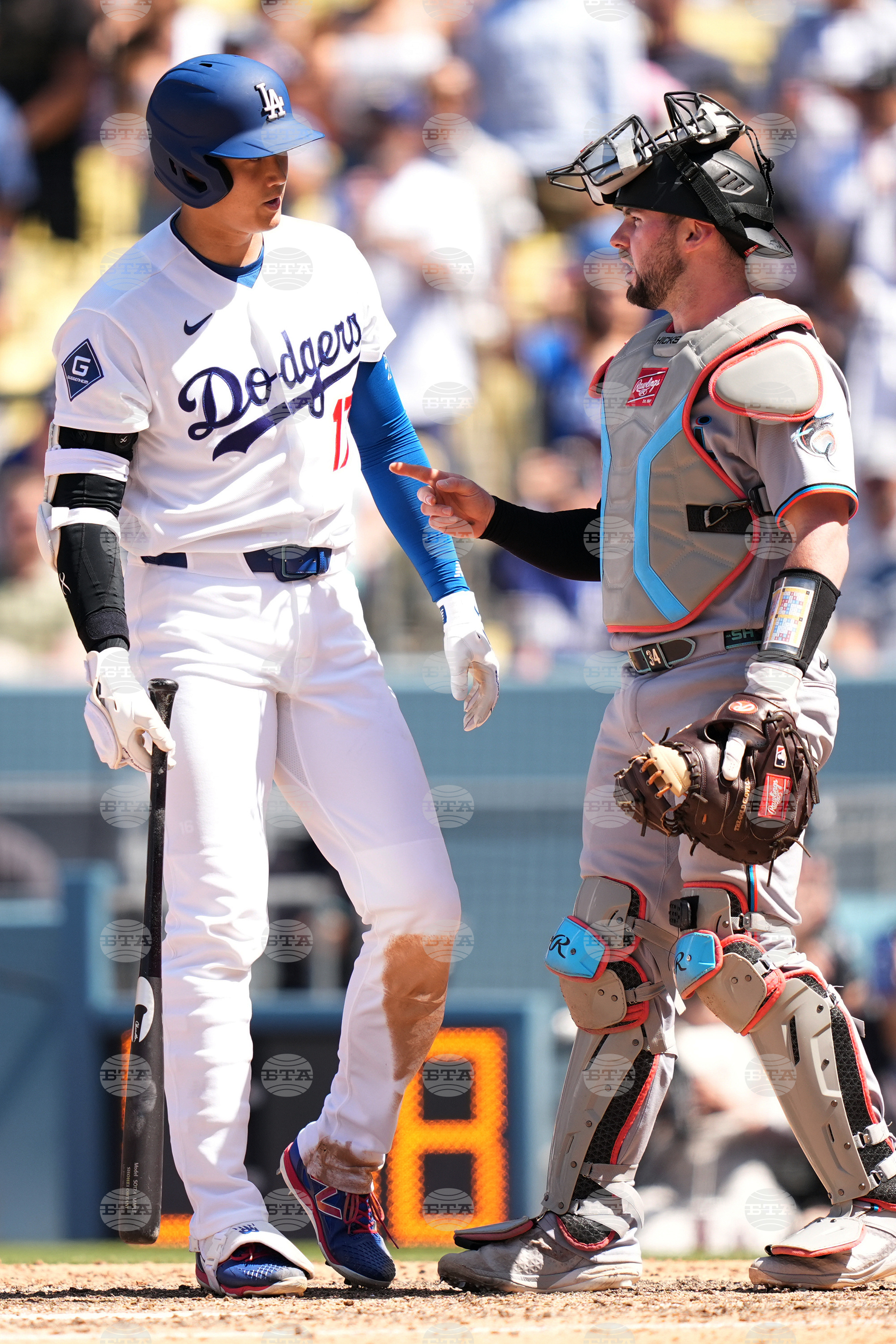 Marlins Dodgers Baseball