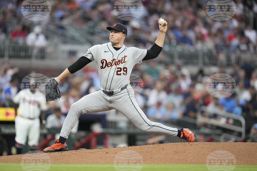 Tigers Braves Baseball
