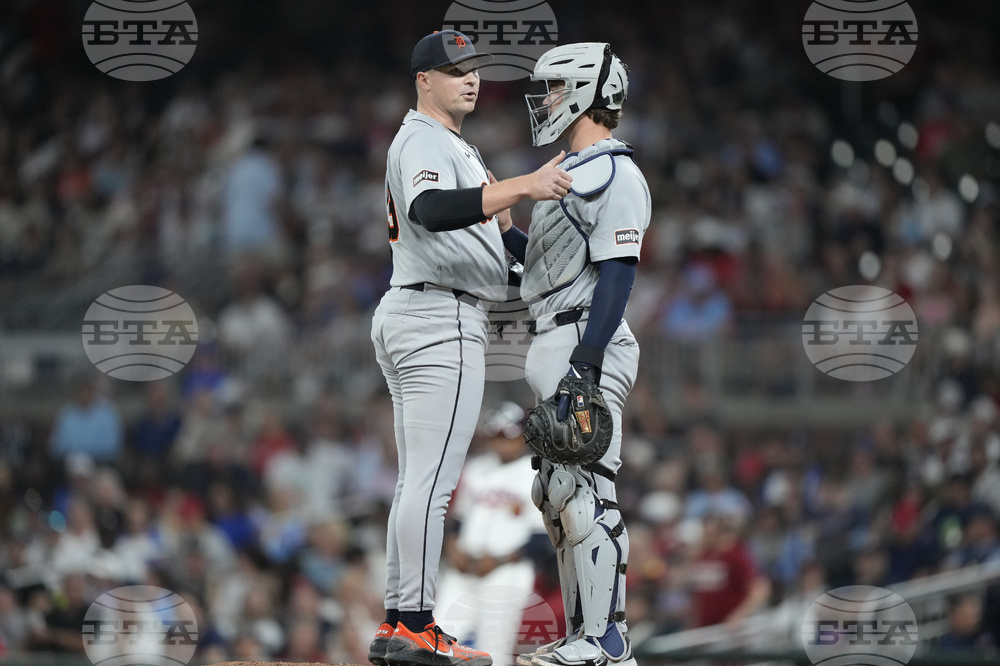 Tigers Braves Baseball