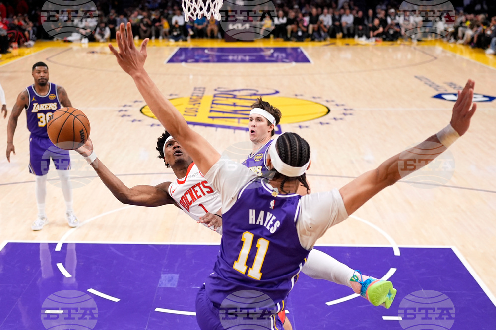 Rockets Lakers Basketball