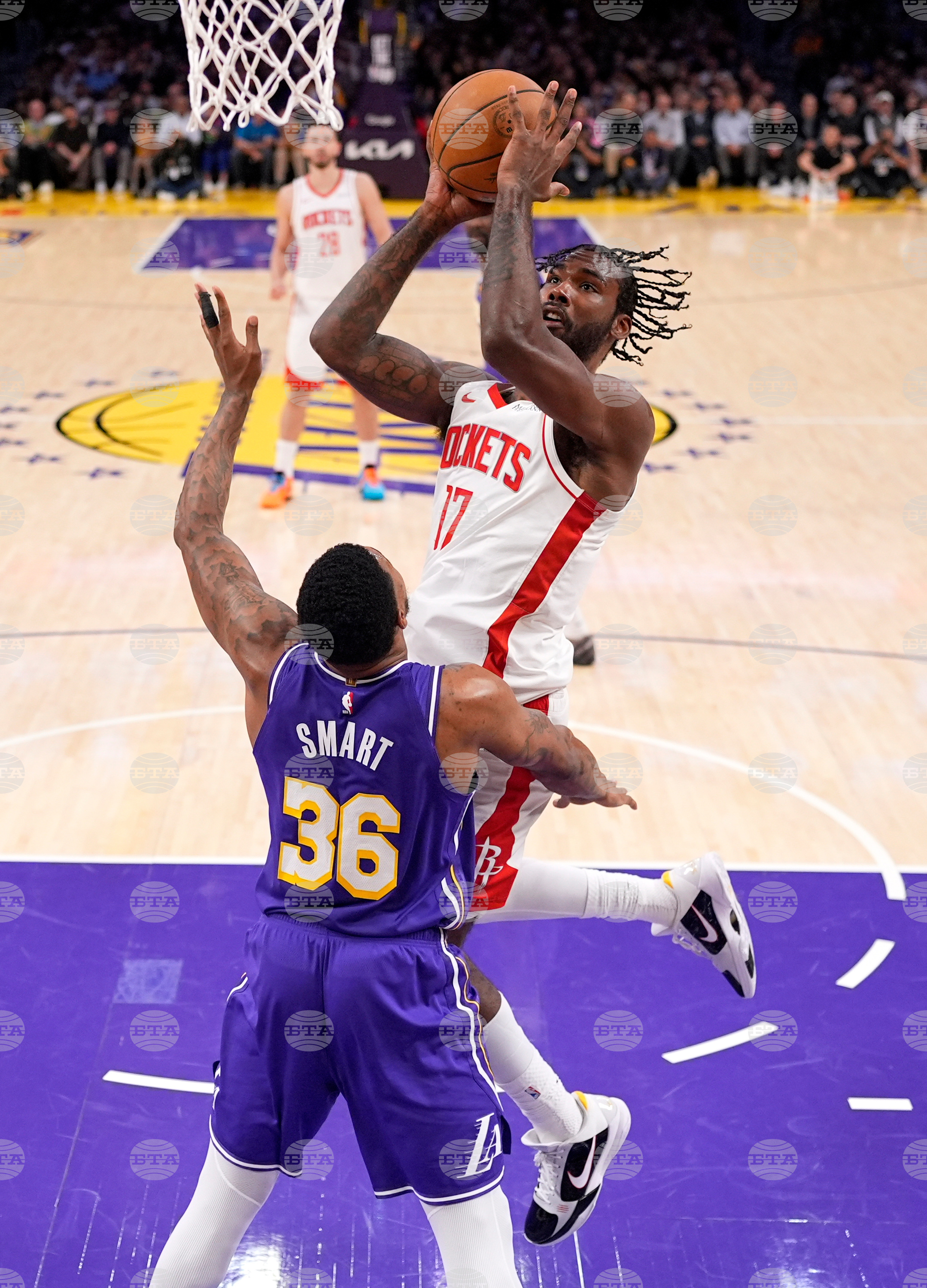 Rockets Lakers Basketball